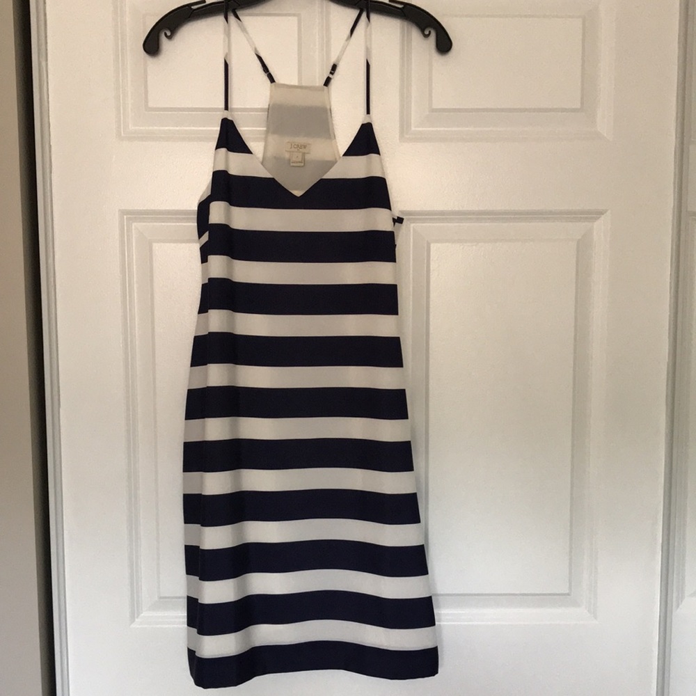 J Crew spaghetti straps A line dress